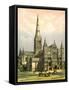 Salisbury Cathedral, Wiltshire, C1870-WL Walton-Framed Stretched Canvas