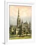 Salisbury Cathedral, Wiltshire, C1870-WL Walton-Framed Giclee Print