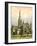 Salisbury Cathedral, Wiltshire, C1870-WL Walton-Framed Giclee Print