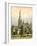 Salisbury Cathedral, Wiltshire, C1870-WL Walton-Framed Giclee Print