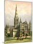 Salisbury Cathedral, Wiltshire, C1870-WL Walton-Mounted Giclee Print