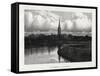 Salisbury Cathedral, Wiltshire, England, 19th Century-null-Framed Stretched Canvas