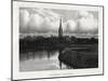 Salisbury Cathedral, Wiltshire, England, 19th Century-null-Mounted Giclee Print