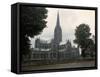 Salisbury Cathedral-David Scherman-Framed Stretched Canvas