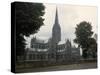 Salisbury Cathedral-David Scherman-Stretched Canvas