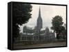 Salisbury Cathedral-David Scherman-Framed Stretched Canvas