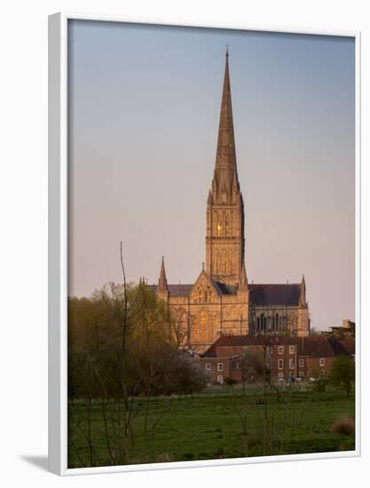Salisbury Cathedral-Charles Bowman-Framed Photographic Print