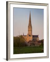 Salisbury Cathedral-Charles Bowman-Framed Photographic Print