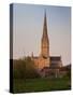 Salisbury Cathedral-Charles Bowman-Stretched Canvas