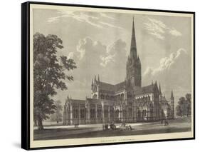 Salisbury Cathedral-null-Framed Stretched Canvas