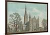 Salisbury Cathedral-null-Framed Art Print