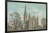 Salisbury Cathedral-null-Framed Art Print