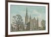 Salisbury Cathedral-null-Framed Art Print