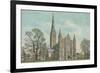 Salisbury Cathedral-null-Framed Art Print