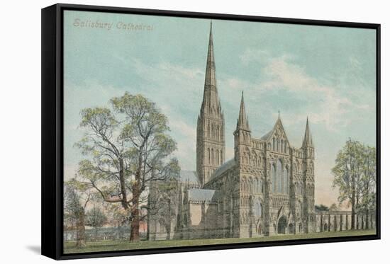 Salisbury Cathedral-null-Framed Stretched Canvas