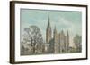 Salisbury Cathedral-null-Framed Art Print