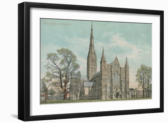 Salisbury Cathedral-null-Framed Art Print