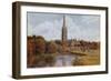 Salisbury Cathedral-Alfred Robert Quinton-Framed Giclee Print