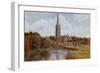 Salisbury Cathedral-Alfred Robert Quinton-Framed Giclee Print