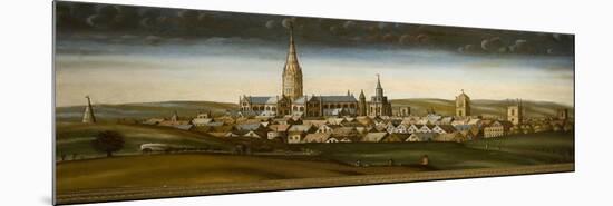 Salisbury from the North East-null-Mounted Giclee Print