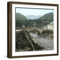 Sallanches (Upper Savoy), Bridge over the Sallanche River-Leon, Levy et Fils-Framed Photographic Print