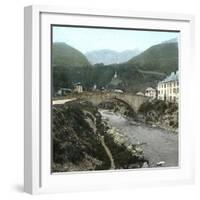 Sallanches (Upper Savoy), Bridge over the Sallanche River-Leon, Levy et Fils-Framed Photographic Print