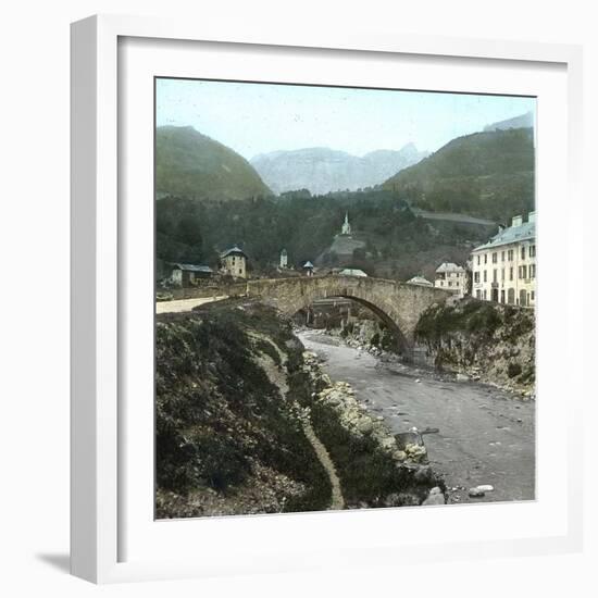 Sallanches (Upper Savoy), Bridge over the Sallanche River-Leon, Levy et Fils-Framed Photographic Print