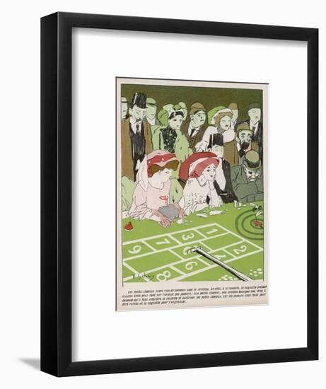 Salle de 30 and 40, C1900-Ernst Ludwig Kirchner-Framed Art Print