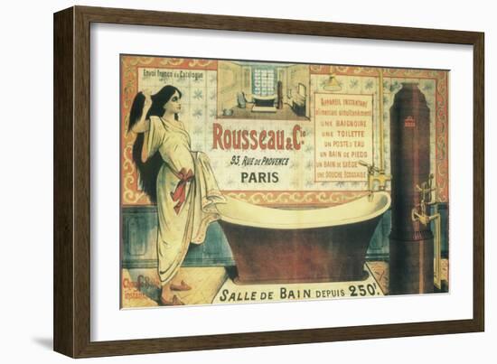 Salle De Bain (2)-Vintage Apple Collection-Framed Giclee Print