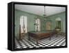 Salle de billard-null-Framed Stretched Canvas