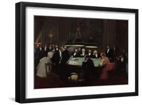 Salle de Jeu, 1889-Jean Béraud-Framed Giclee Print