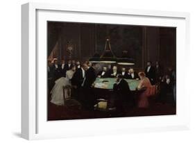 Salle de Jeu, 1889-Jean Béraud-Framed Giclee Print