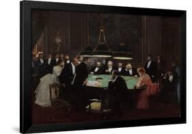 Salle de Jeu, 1889-Jean Béraud-Framed Giclee Print