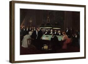 Salle de Jeu, 1889-Jean Béraud-Framed Giclee Print