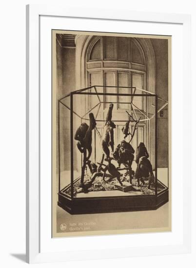 Salle Des Gorilles-null-Framed Giclee Print