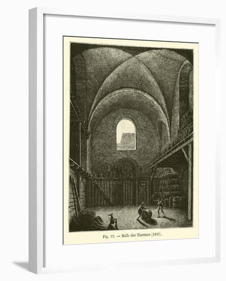 Salle Des Thermes, 1810-null-Framed Giclee Print