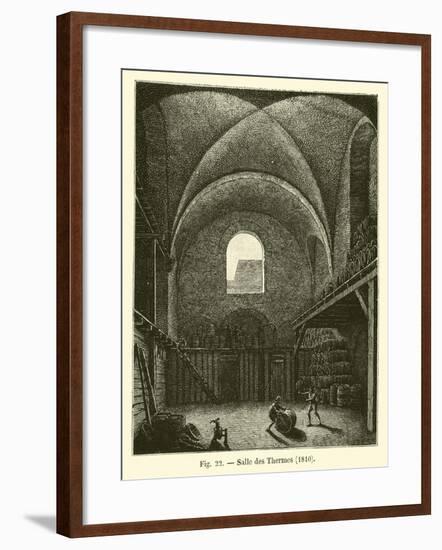 Salle Des Thermes, 1810-null-Framed Giclee Print