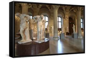 Salle du Manege, The Louvre Museum, France-Godong-Framed Stretched Canvas