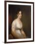 Sally Etting  Jeune Femme a La Mode Romaine Peinture De Thomas Sully (1783-1872) - 1808 - Oil on C-Thomas Sully-Framed Giclee Print