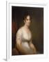 Sally Etting  Jeune Femme a La Mode Romaine Peinture De Thomas Sully (1783-1872) - 1808 - Oil on C-Thomas Sully-Framed Giclee Print