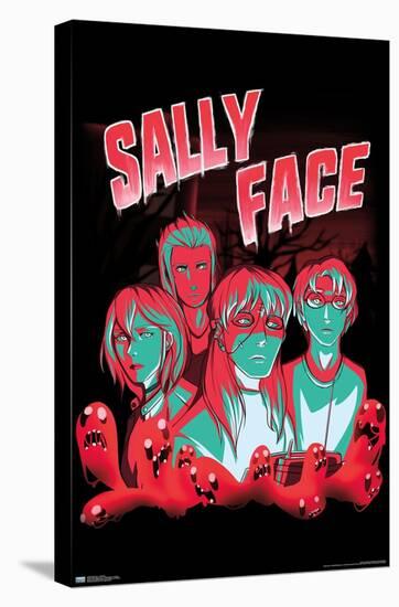 Sally Face - Shadows-Trends International-Stretched Canvas