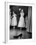 Sally Nyvall and Dick Gaudette Improvise on Dance Floor while Sue Nyvall Gazes at Mike Murphy-Grey Villet-Framed Photographic Print