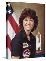 Sally Ride, astronaut who became first Amer. woman in space aboard Space Shuttle Challenger II-null-Stretched Canvas