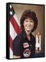 Sally Ride, astronaut who became first Amer. woman in space aboard Space Shuttle Challenger II-null-Framed Stretched Canvas