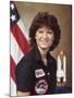 Sally Ride, astronaut who became first Amer. woman in space aboard Space Shuttle Challenger II-null-Mounted Premium Photographic Print