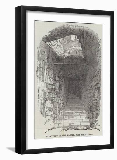 Sallyport of Windsor Castle, Just Discovered-null-Framed Giclee Print