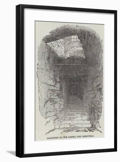 Sallyport of Windsor Castle, Just Discovered-null-Framed Giclee Print