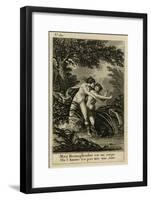 Salmacis and Hermaphrodite-null-Framed Art Print