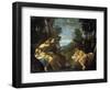 Salmacis and Hermaphroditus-Ludovico Carracci-Framed Giclee Print