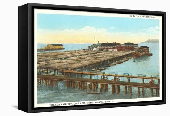 Salmon Cannery, Astoria, Oregon-null-Framed Stretched Canvas